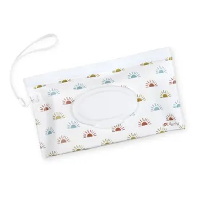 Itzy Ritzy - Take and Travel Pouch Reusable Wipes Case Sunrise