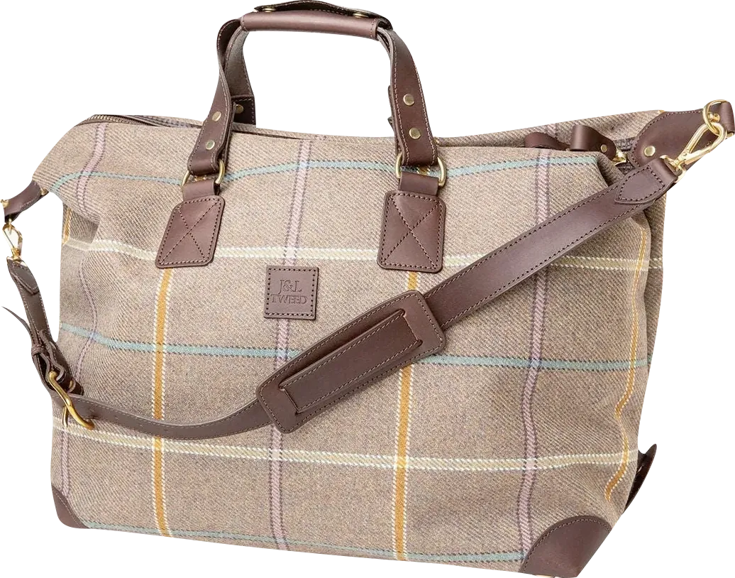 J&L Tweed <br> Chambers Weekender Bag - Golspie Lovat