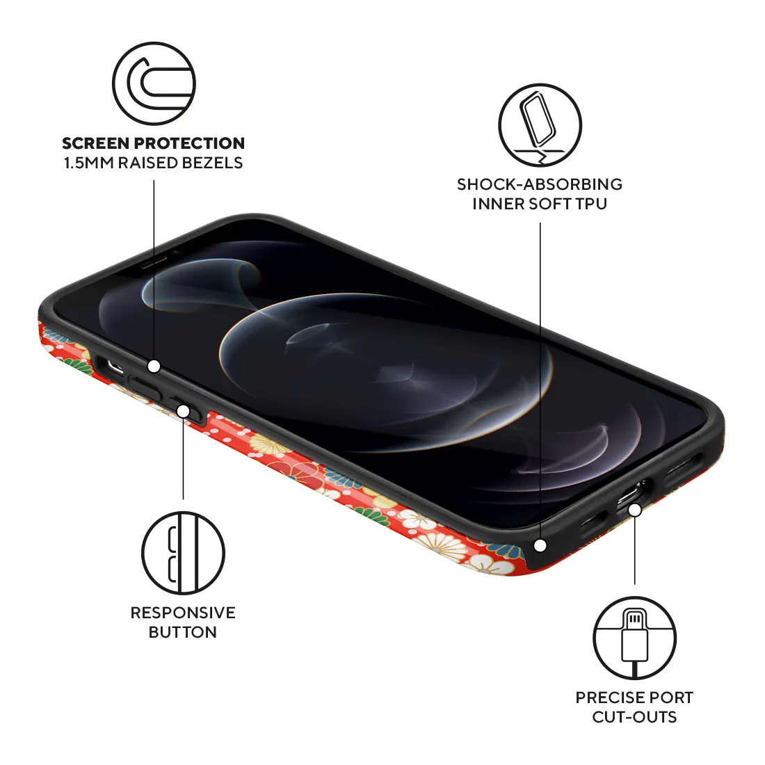 Japan Blossoms Custom - iPhone 12 Pro Max Case