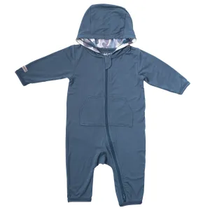 Juddlies Bamboo Jumpsuit - Blue - 3-6m