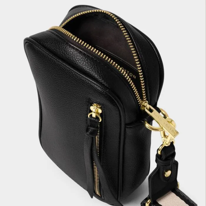 Katie Loxton Hallie Small Crossbody Bag-Black