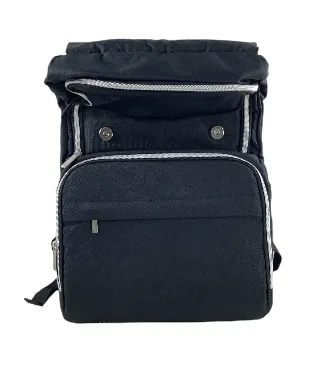 KeaBabies Explorer Diaper Backpack, Trendy Black