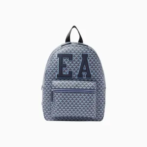 Kid's All Over Logo Print And Patch Bag