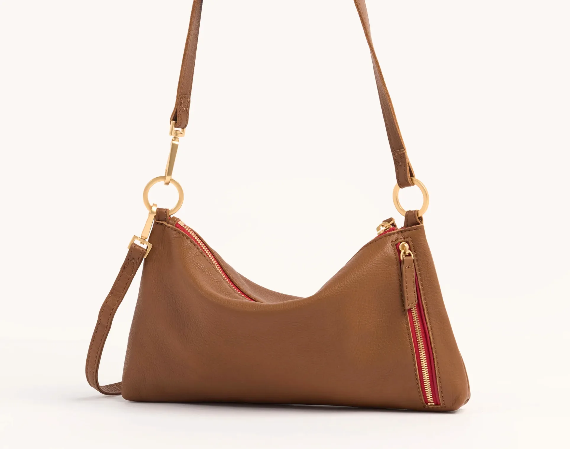 Kyle - Mahogany Pebble Crossbody