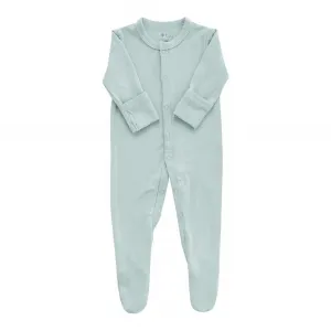 Kyte Baby Snap Footie with Fold Over Mittens (Sage)