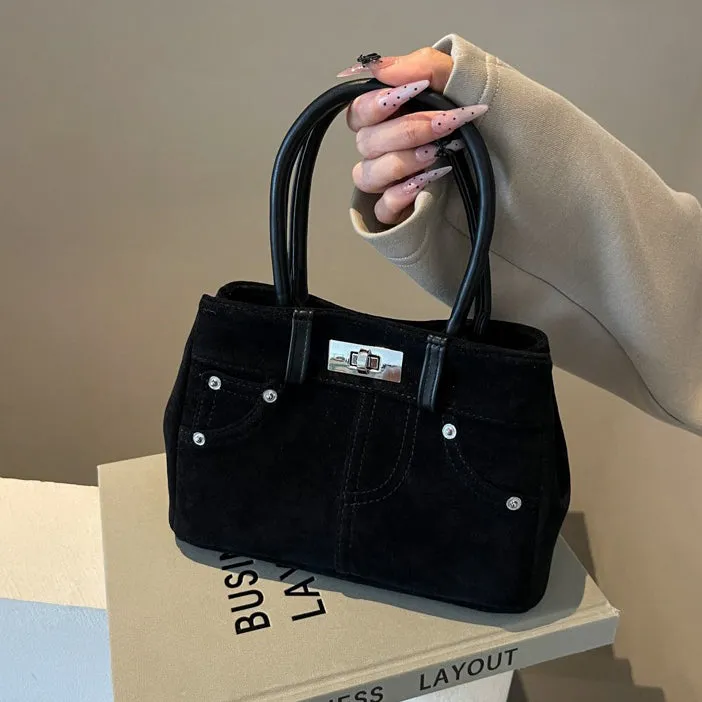 Lana Faux Suede Crossbody Bag