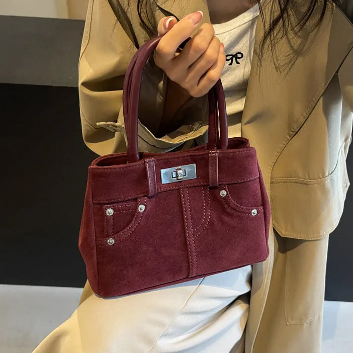 Lana Faux Suede Crossbody Bag
