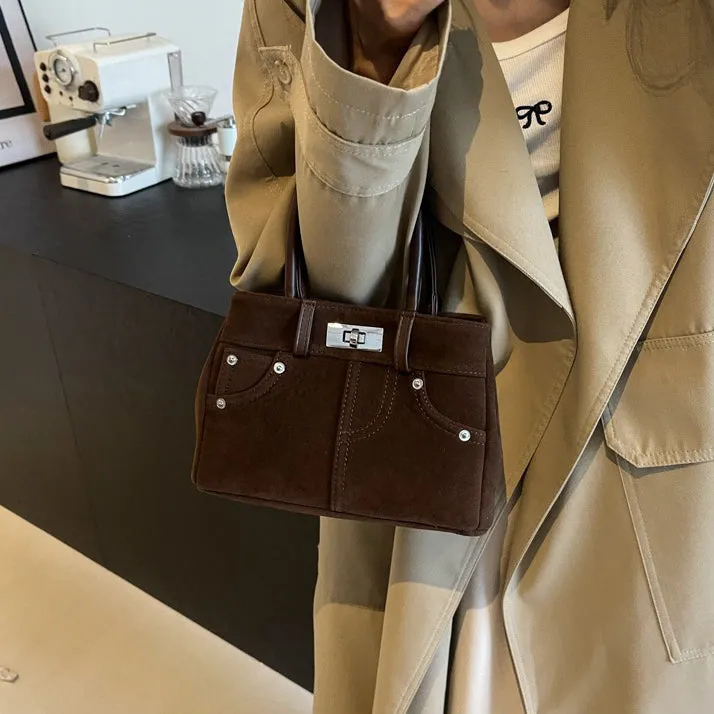 Lana Faux Suede Crossbody Bag