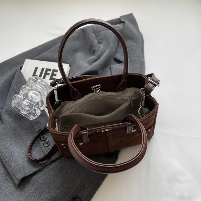 Lana Faux Suede Crossbody Bag