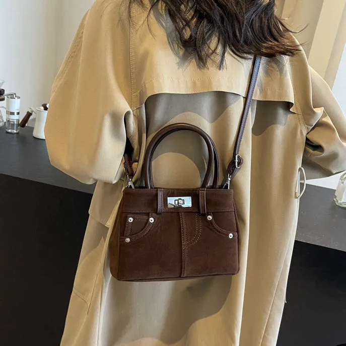 Lana Faux Suede Crossbody Bag