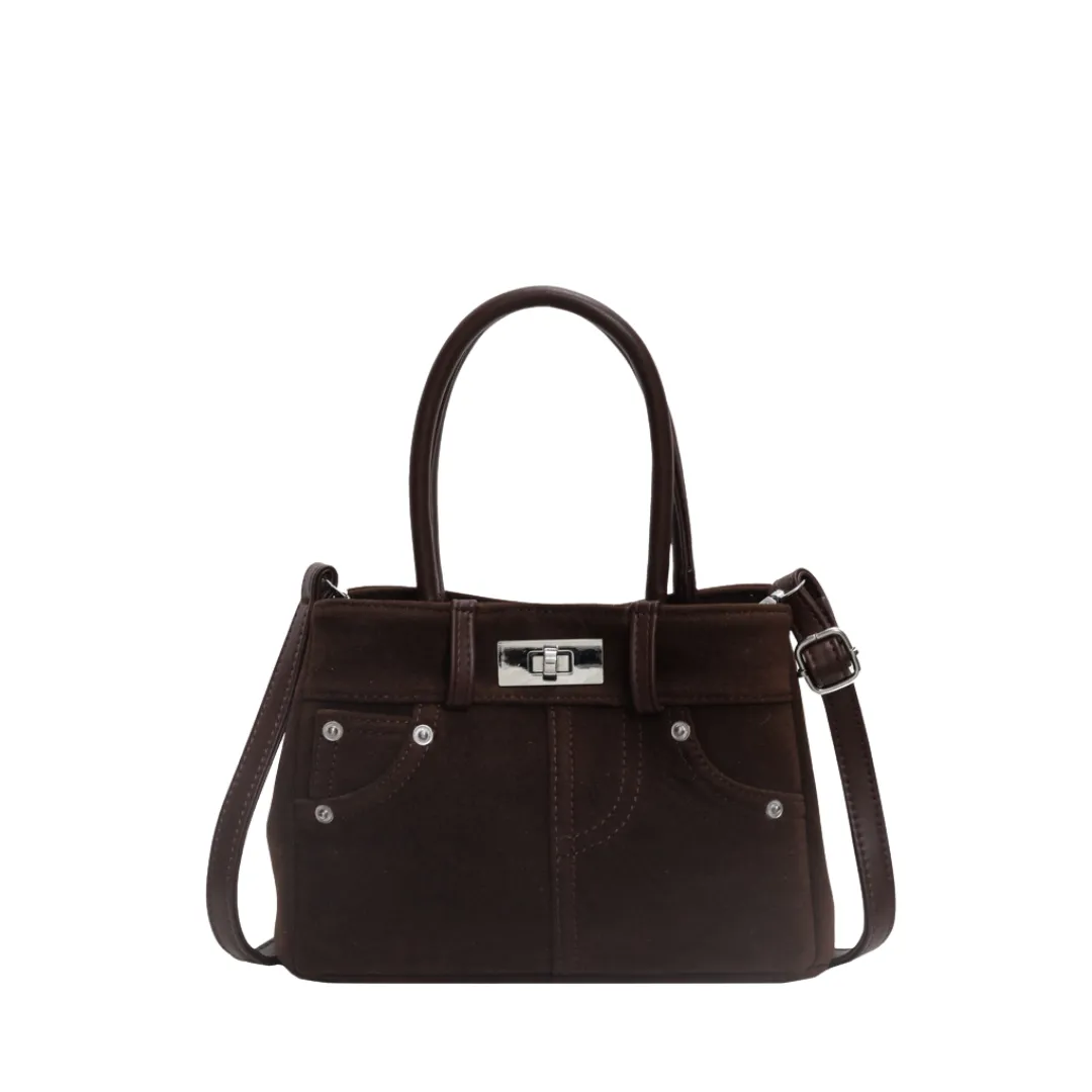 Lana Faux Suede Crossbody Bag