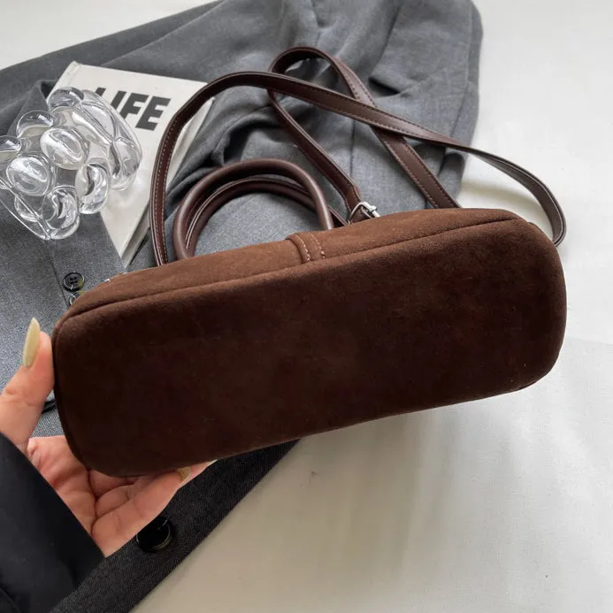 Lana Faux Suede Crossbody Bag