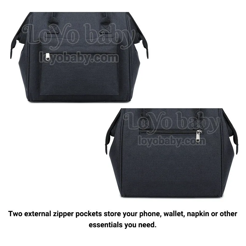 Large Chic Handbag Lunch Bag For Womens