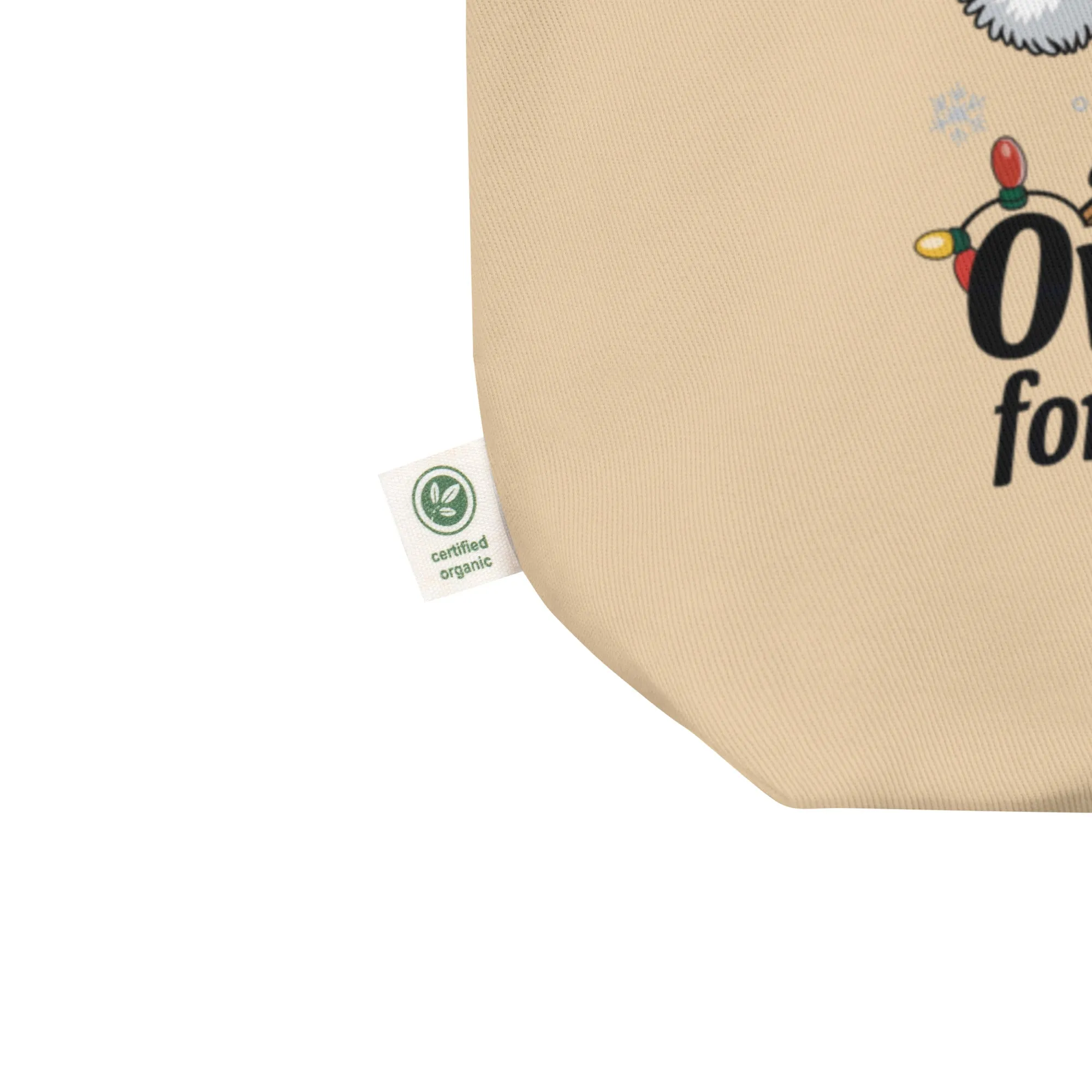Large Organic Tote Bag: Owl themed Stylish, Sustainable, and Perfect for Every Day