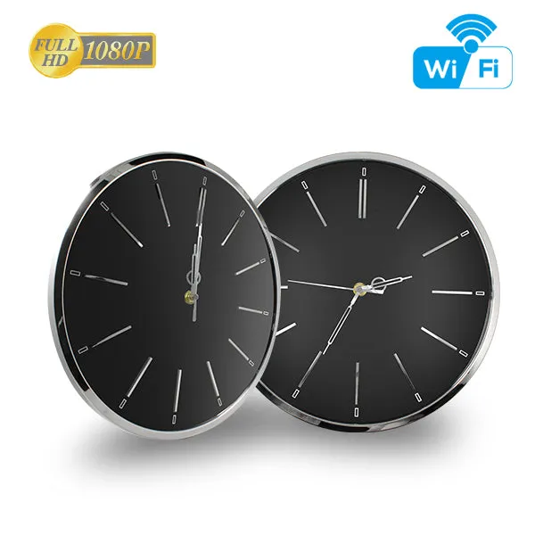 Large Wall Clock Camera Wireless Wi-Fi 1080p HD Motion Detection Video Recorder