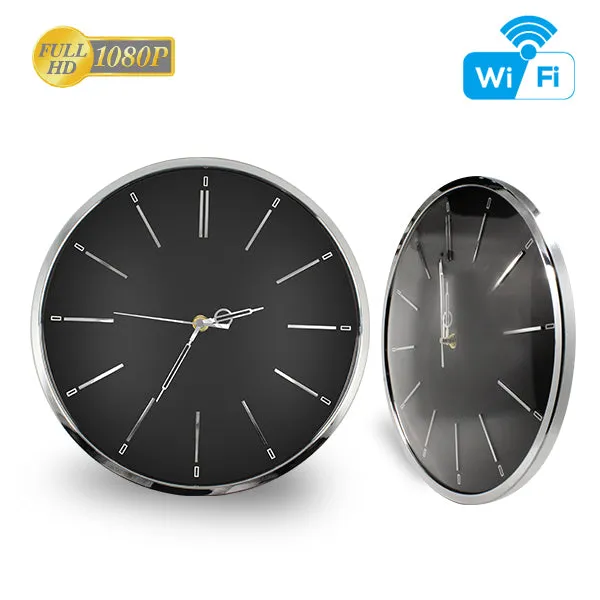 Large Wall Clock Camera Wireless Wi-Fi 1080p HD Motion Detection Video Recorder