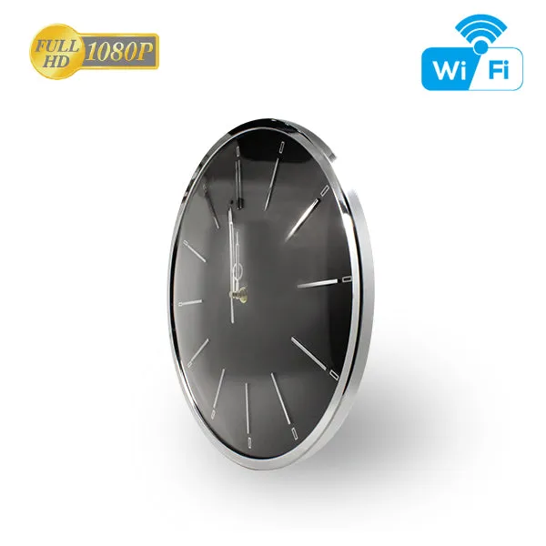 Large Wall Clock Camera Wireless Wi-Fi 1080p HD Motion Detection Video Recorder
