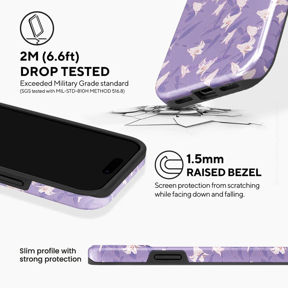 Lavender Lily Custom - iPhone 15 Case