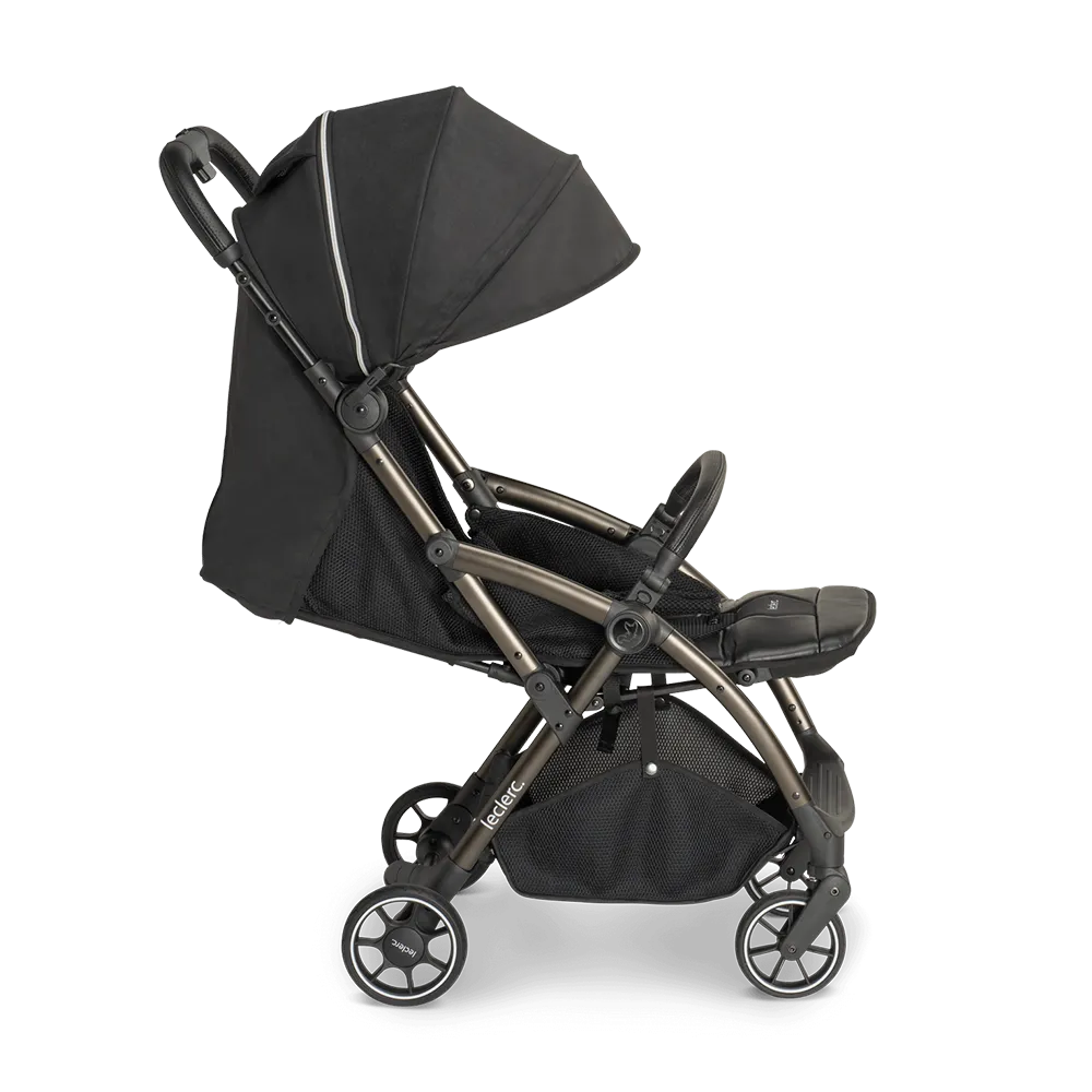 leclercbaby Hexagon™ Baby Stroller - Carbon Black (Carbon Black Colored Frame) (Get a free Orgainizer Easy Quick)