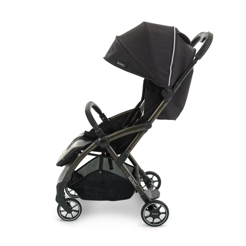 leclercbaby Hexagon™ Baby Stroller - Carbon Black (Carbon Black Colored Frame) (Get a free Orgainizer Easy Quick)