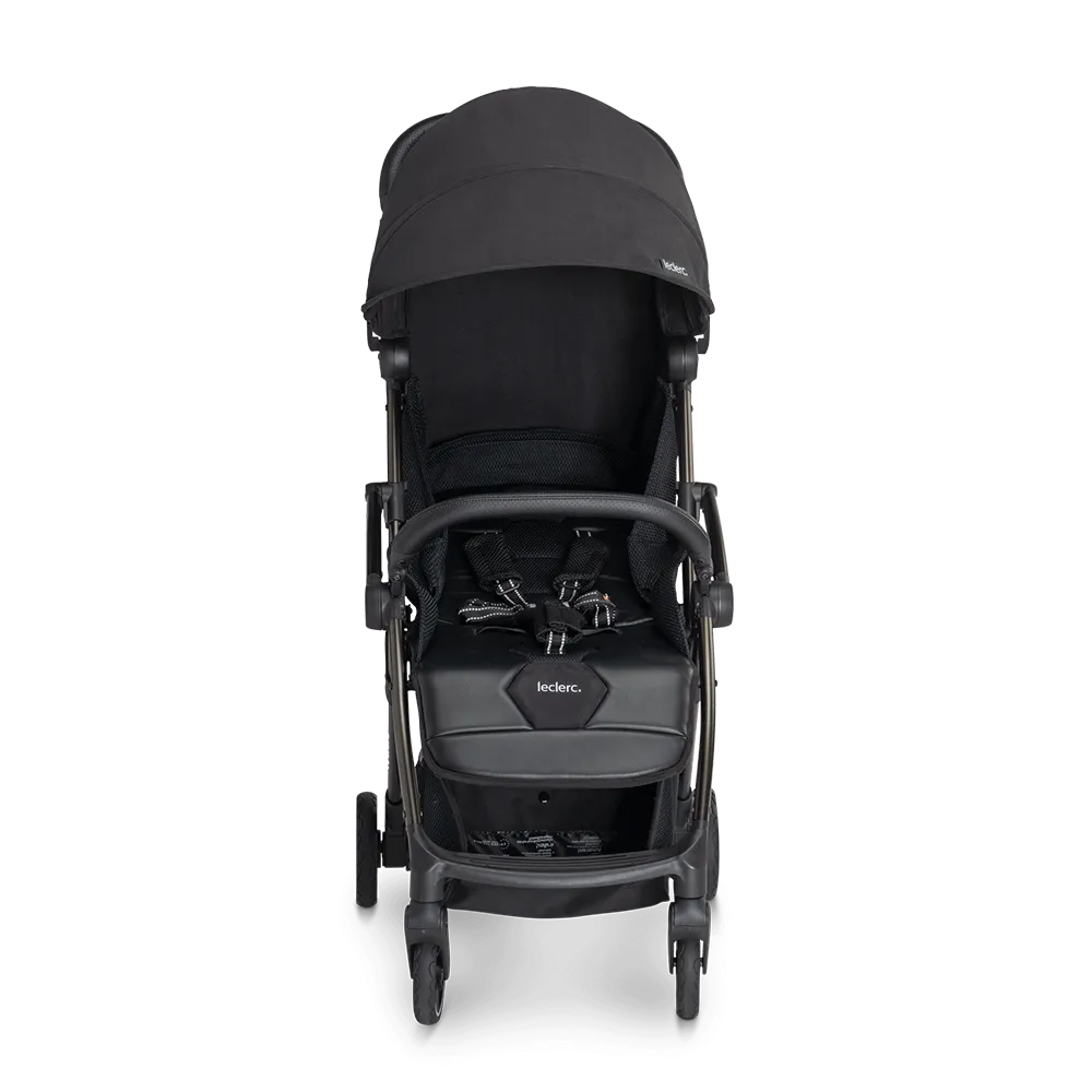 leclercbaby Hexagon™ Baby Stroller - Carbon Black (Carbon Black Colored Frame) (Get a free Orgainizer Easy Quick)