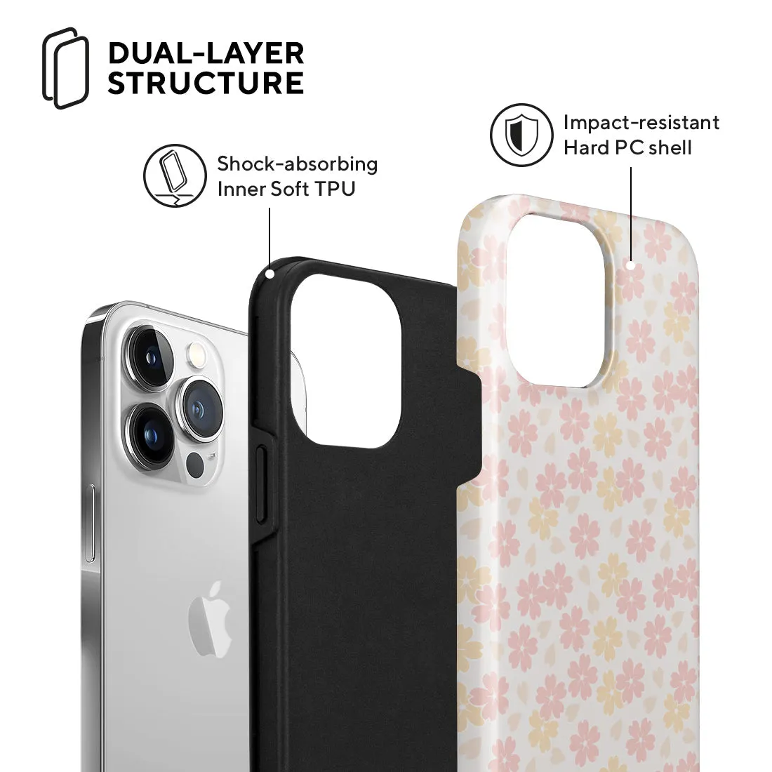 Light Pink Sakura Custom - iPhone 13 Pro Max Case