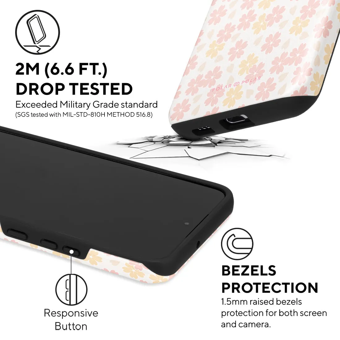 Light Pink Sakura Custom - Samsung Galaxy S22  5G Case