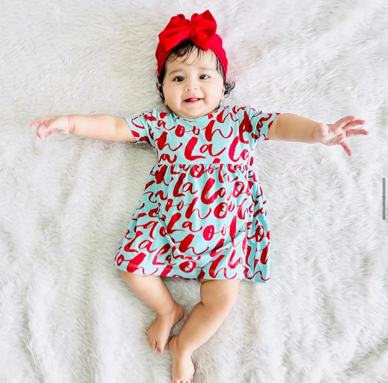 Li'l Loves Pack of 3 Bamboo Dress Bodysuits