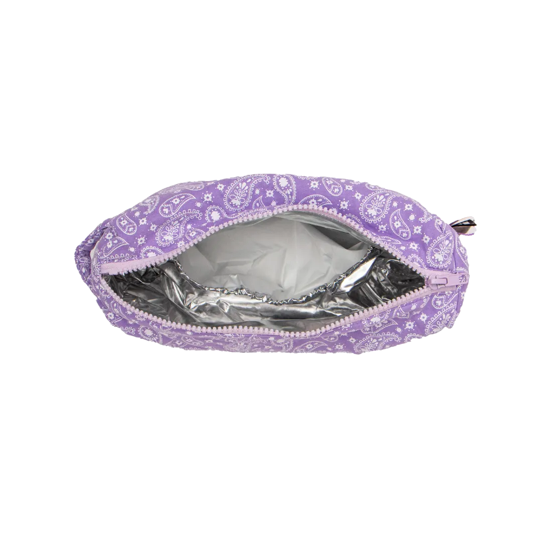 Lilac Paisley Toiletry Bag