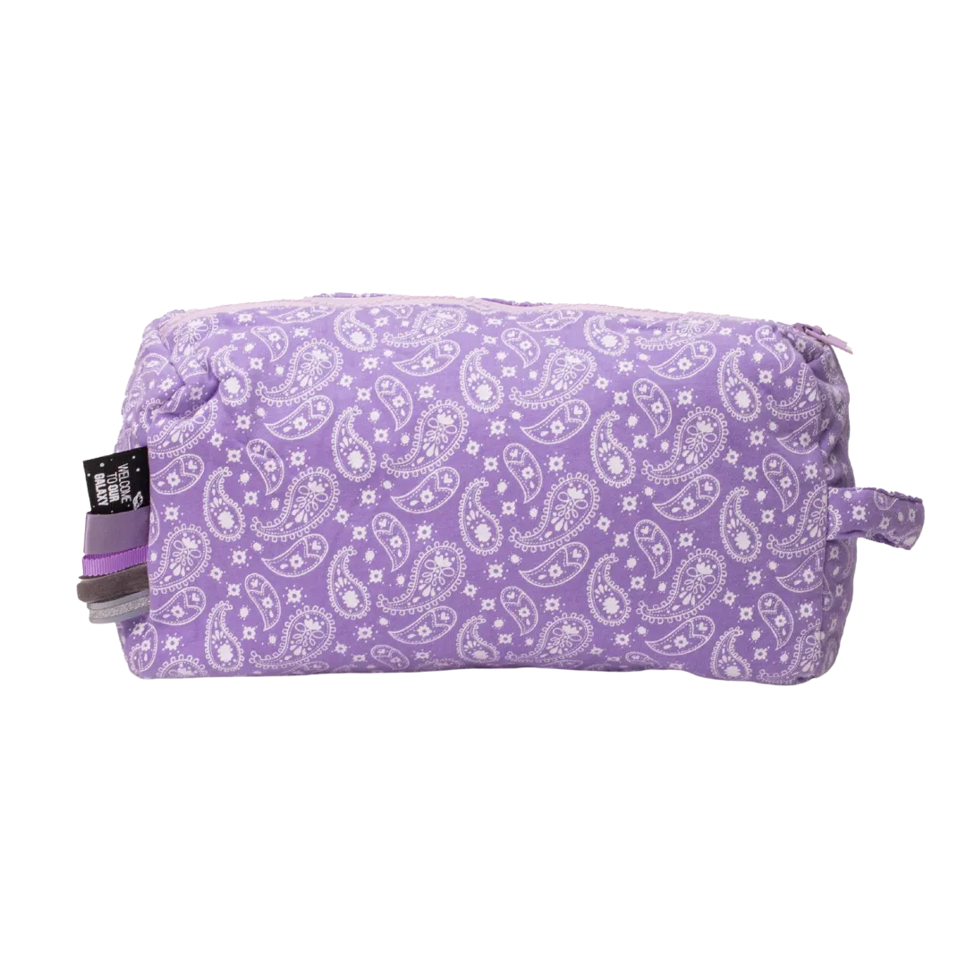 Lilac Paisley Toiletry Bag