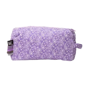 Lilac Paisley Toiletry Bag