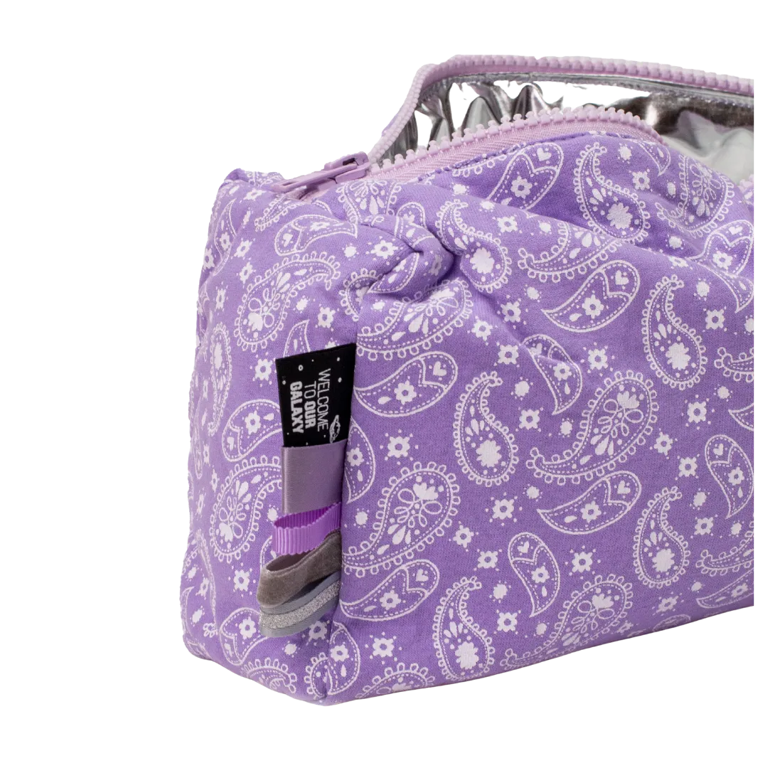 Lilac Paisley Toiletry Bag