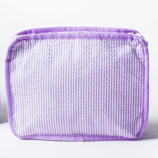 Lilac Seersucker Packing Cube Stacking Set