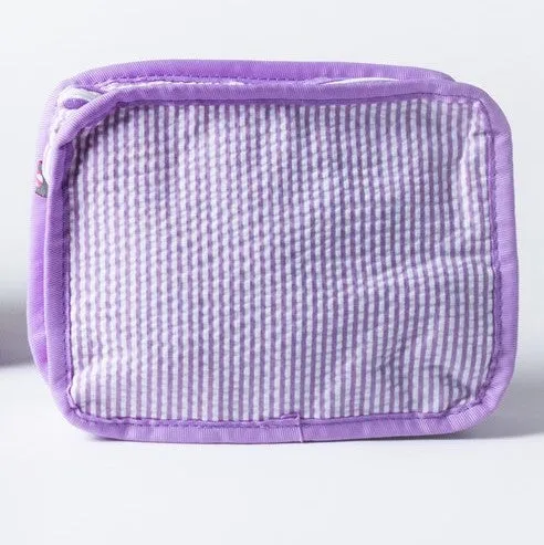 Lilac Seersucker Packing Cube Stacking Set