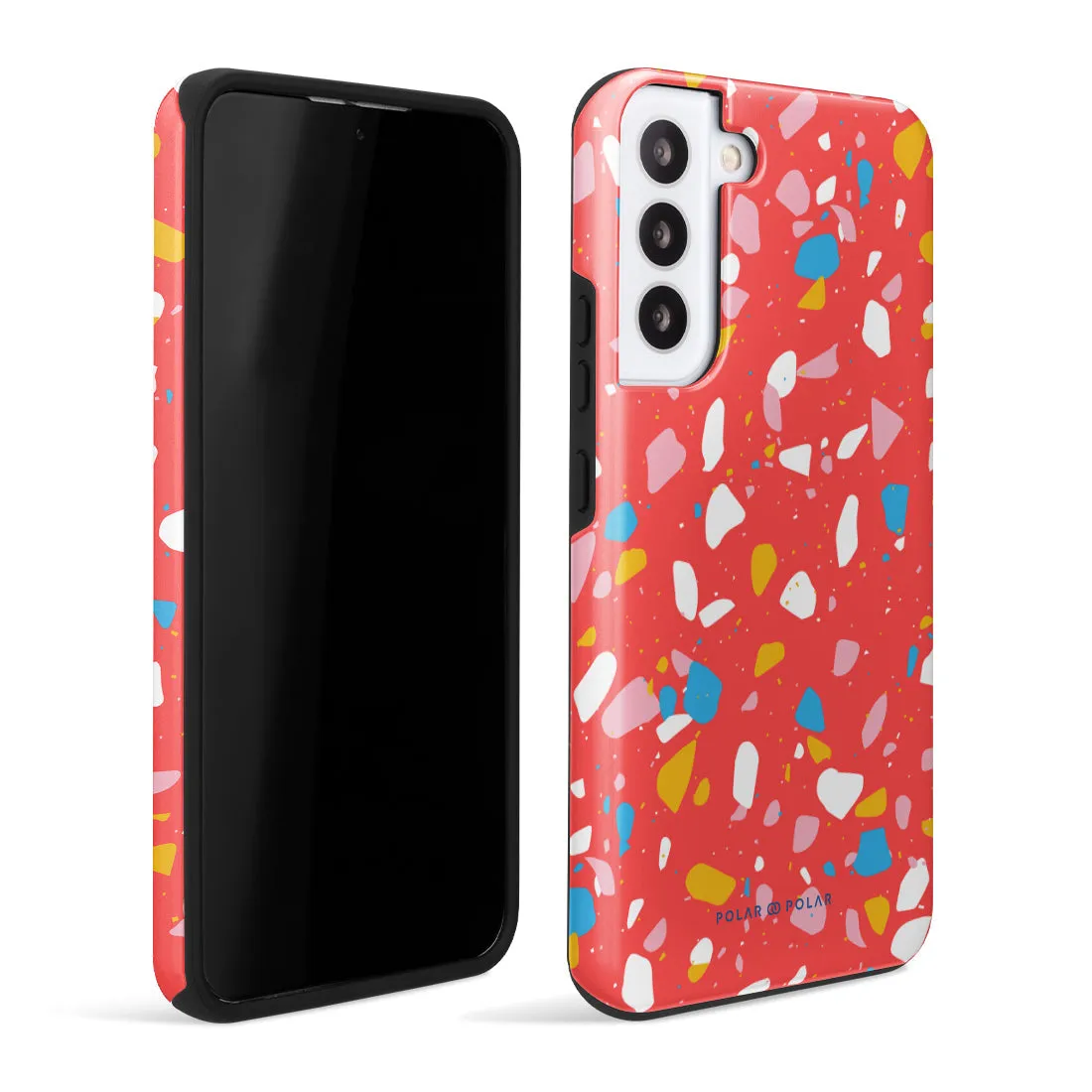Living Coral Terrazzo - Samsung Galaxy S22  5G Case