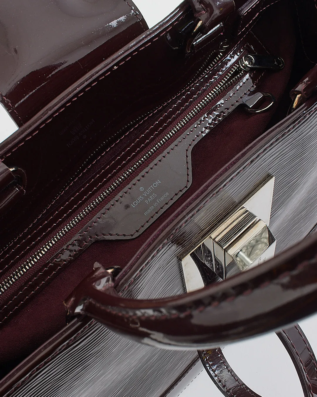 Louis Vuitton Amarante Electric Epi Leather Mirabeau GM Bag
