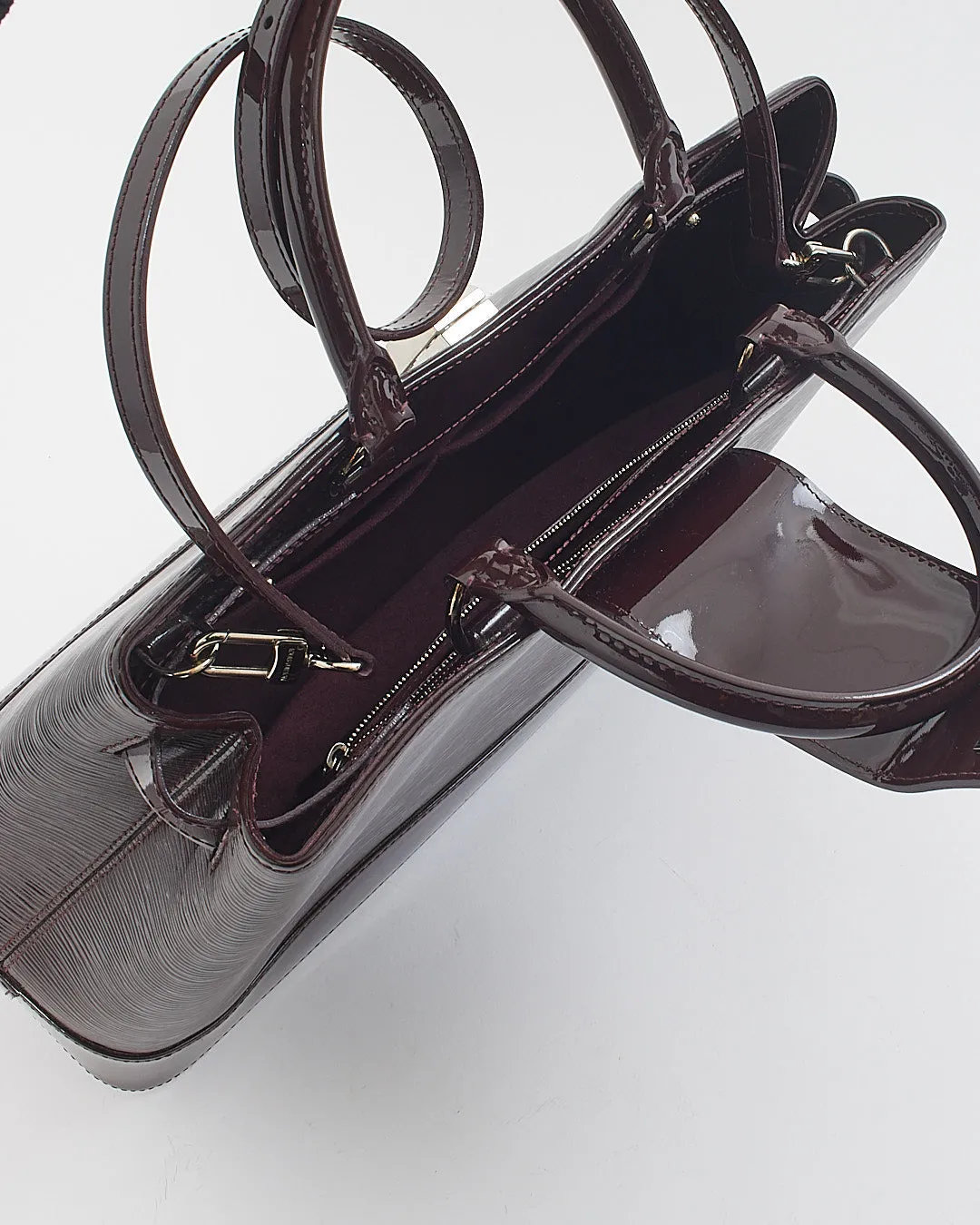 Louis Vuitton Amarante Electric Epi Leather Mirabeau GM Bag