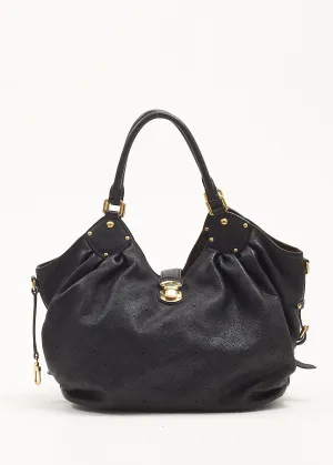 Louis Vuitton Black Leather Mahina L Tote Bag