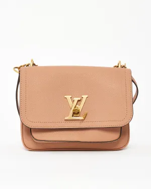 Louis Vuitton Blush Pink Leather Lockme Tender Bag