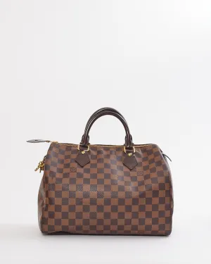 Louis Vuitton Damier Ebene Canvas Speedy 30