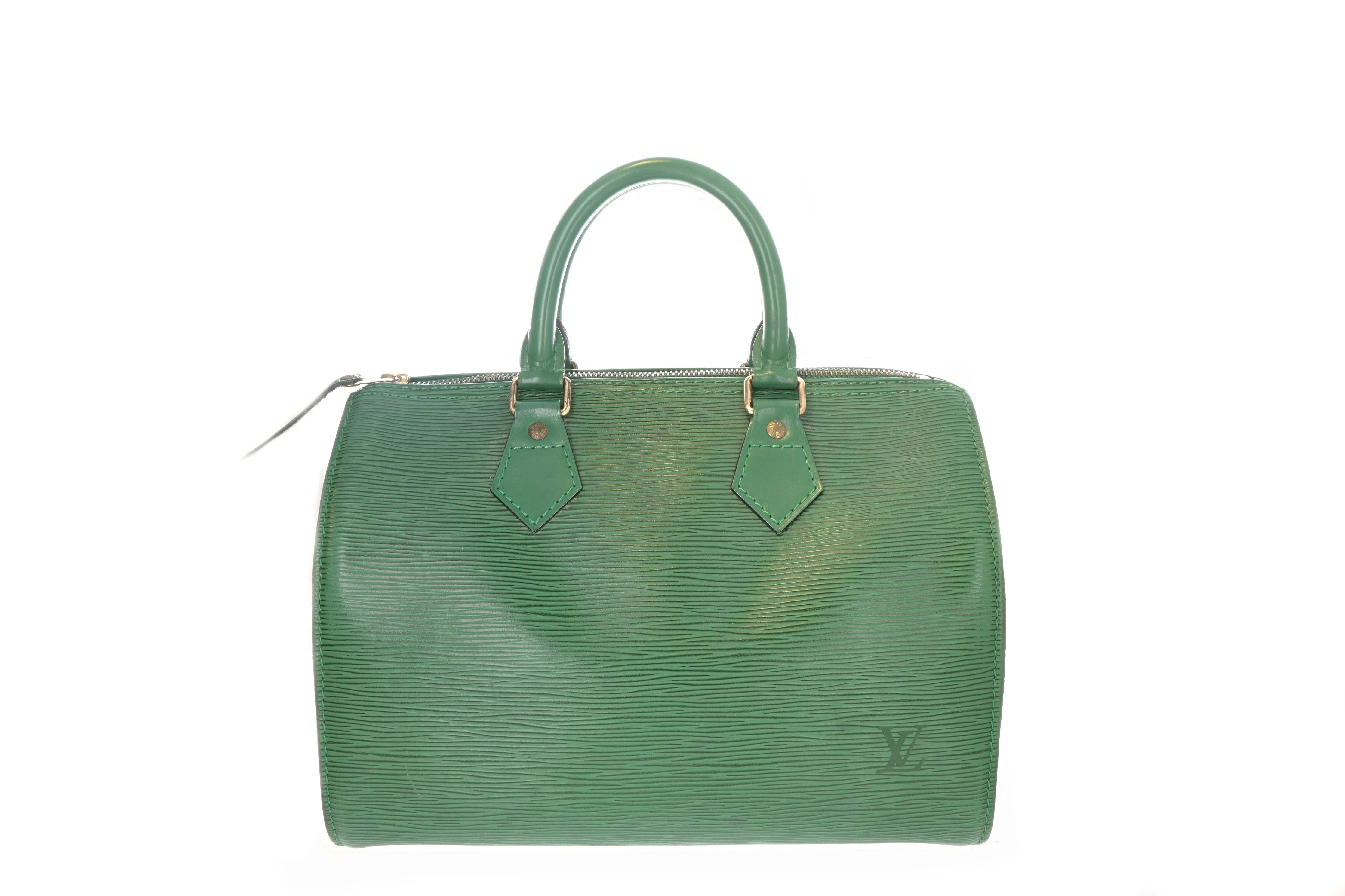 Louis Vuitton Epi Green Speedy 25