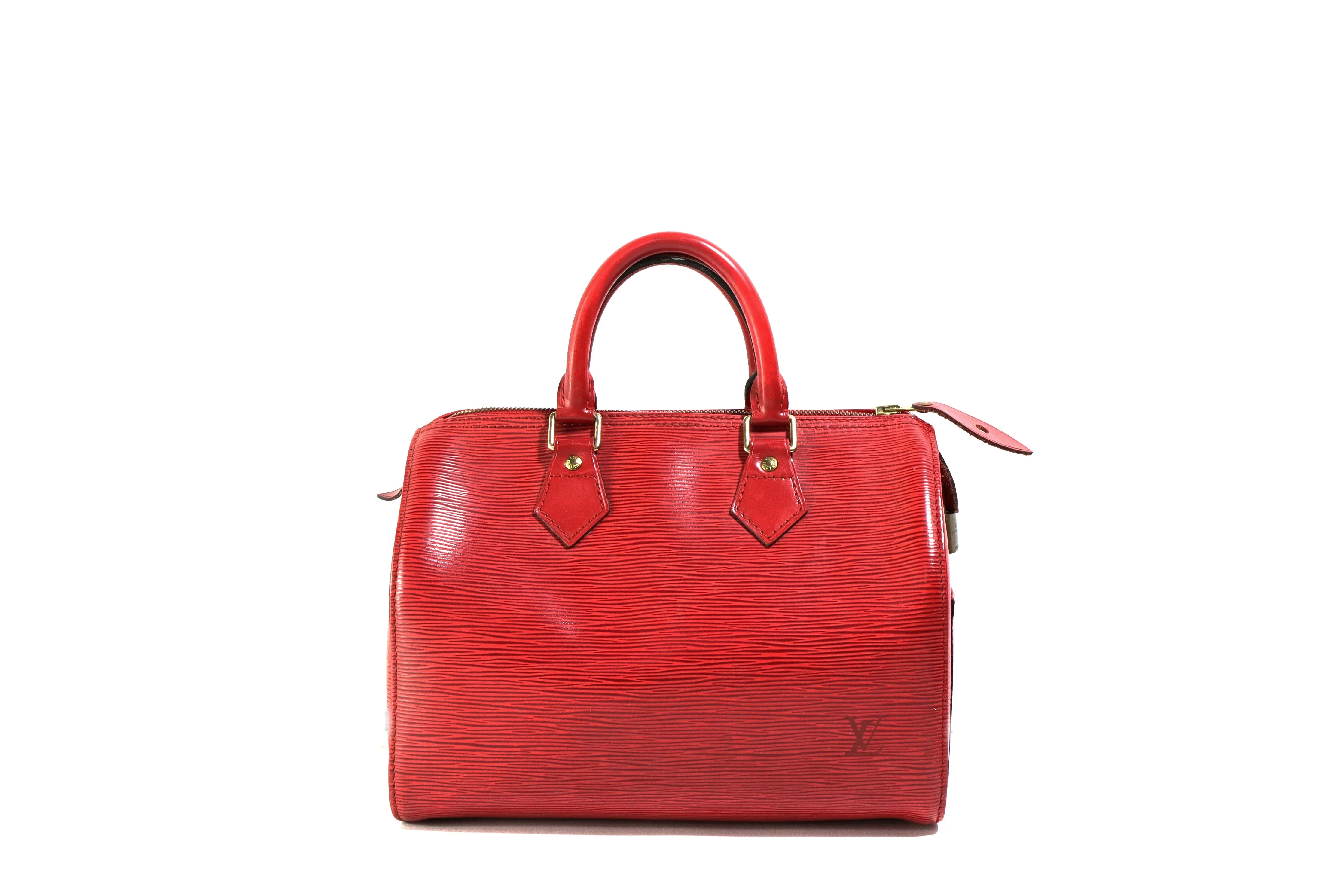 Louis Vuitton Epi Red Speedy 25