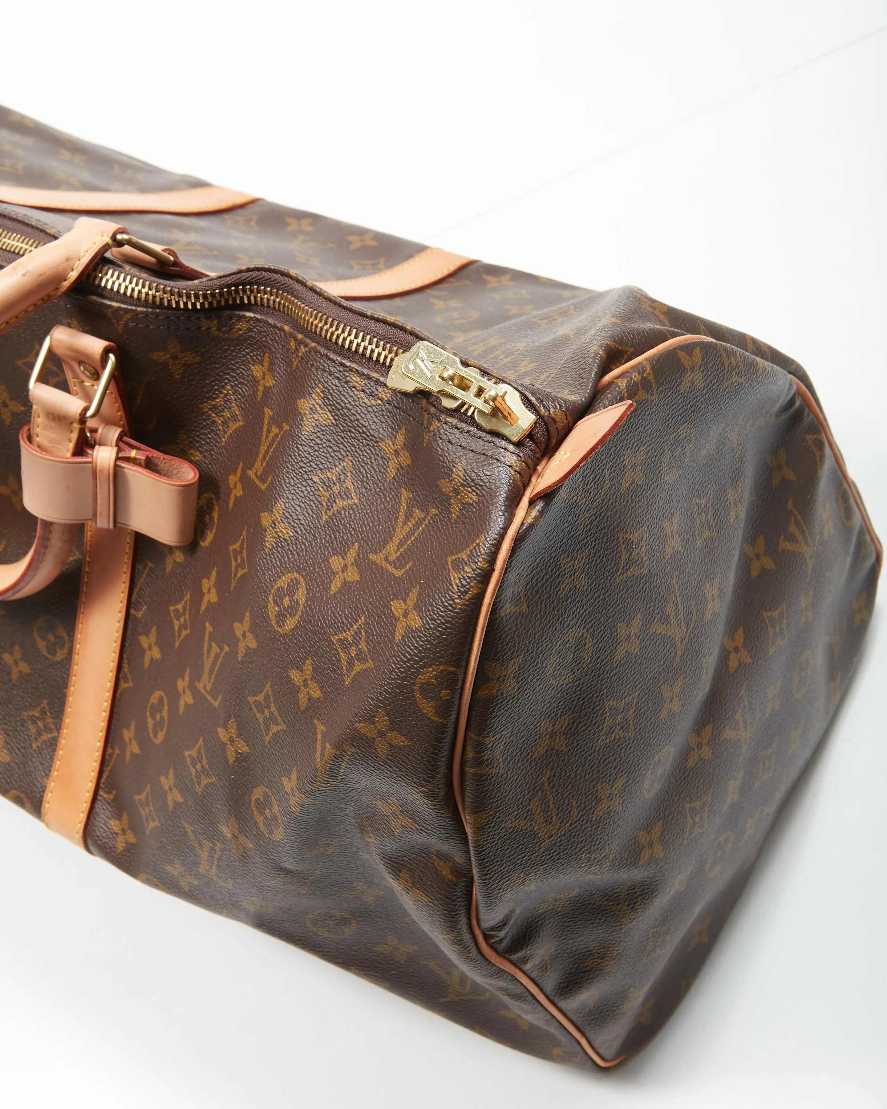 Louis Vuitton Monogram Canvas Keepall 55 Travel Bag