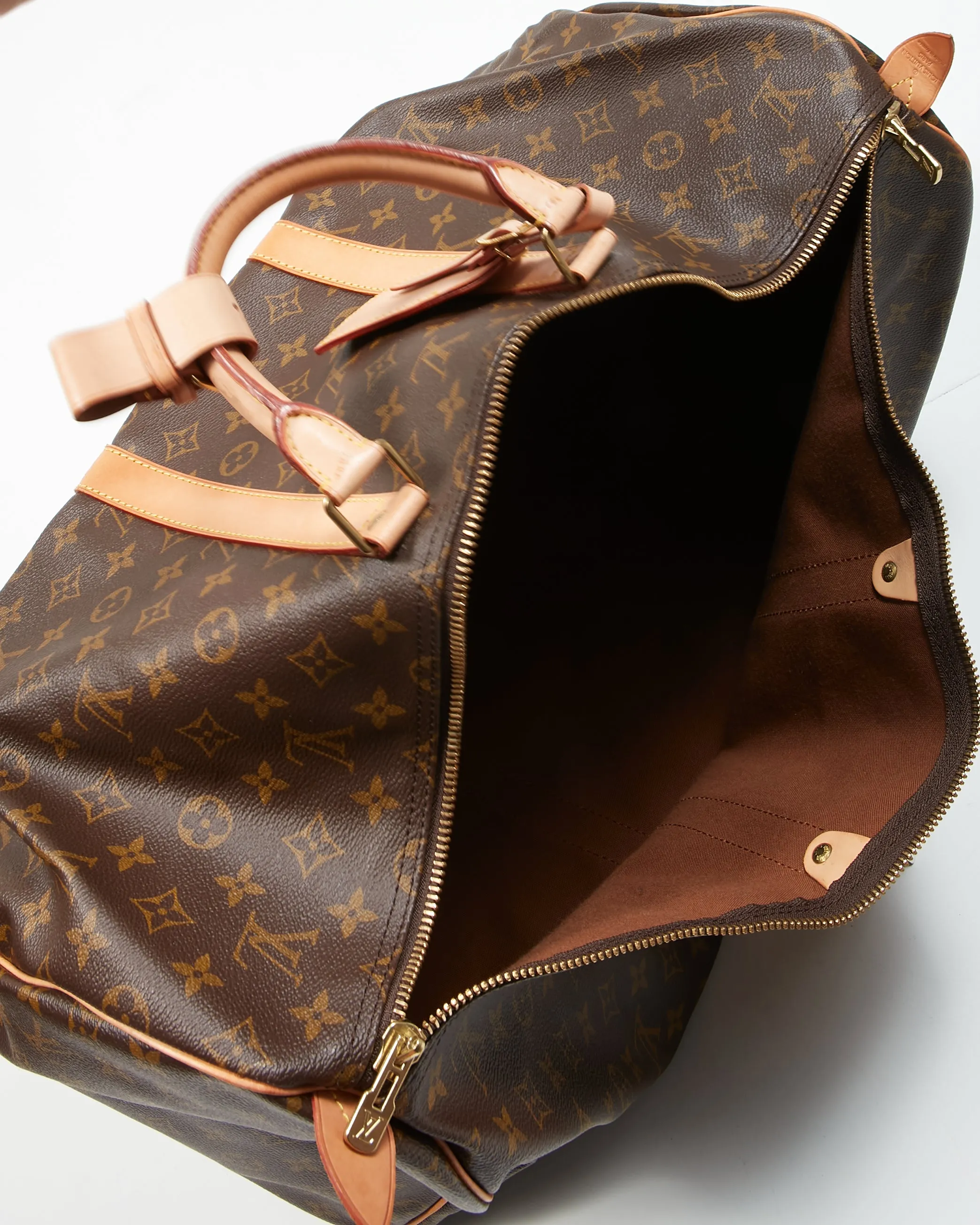 Louis Vuitton Monogram Canvas Keepall 55 Travel Bag