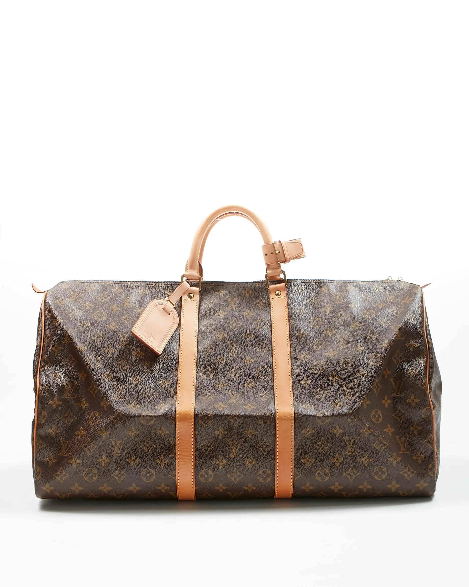 Louis Vuitton Monogram Canvas Keepall 55 Travel Bag