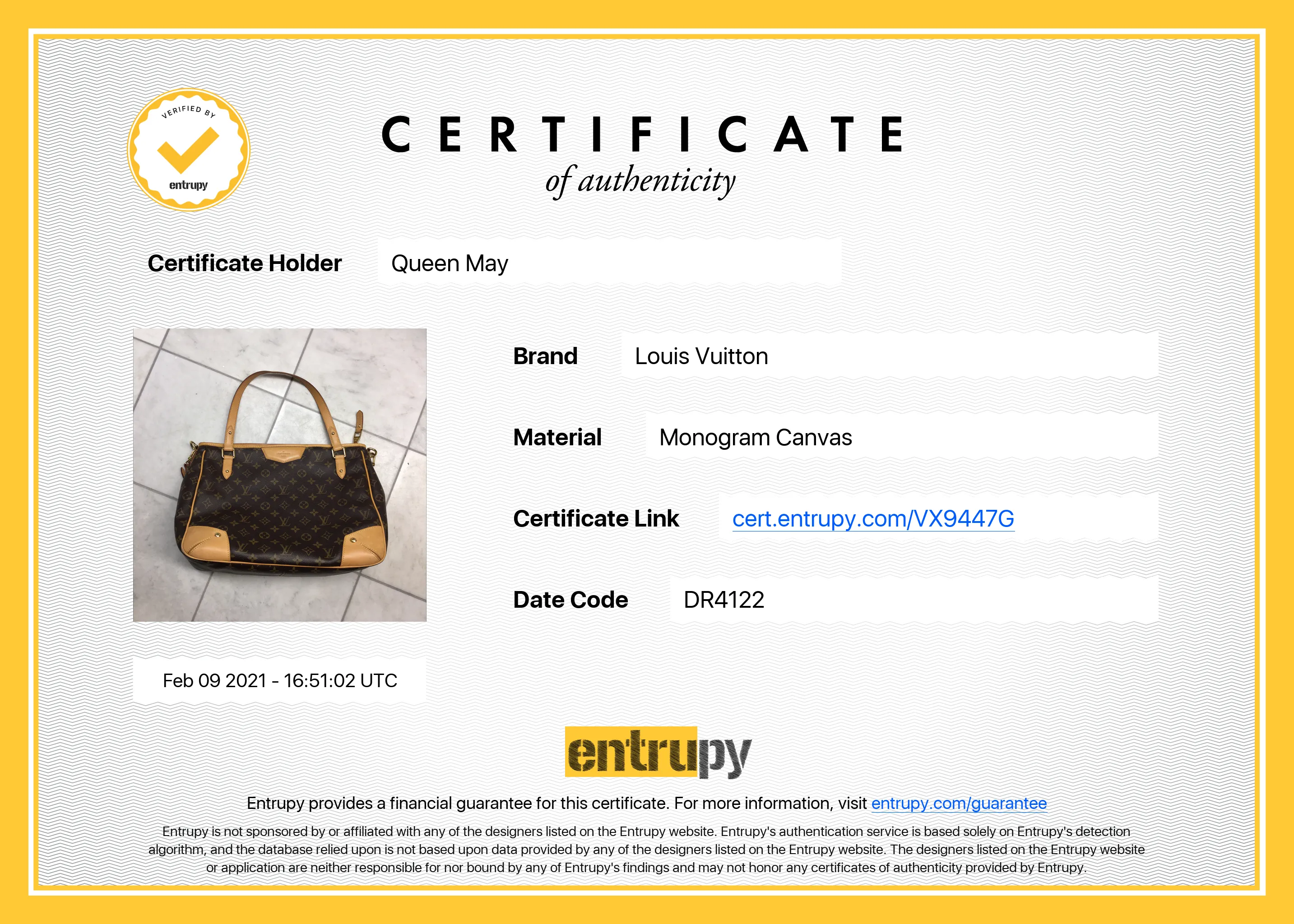 Louis Vuitton Monogram Estrela MM