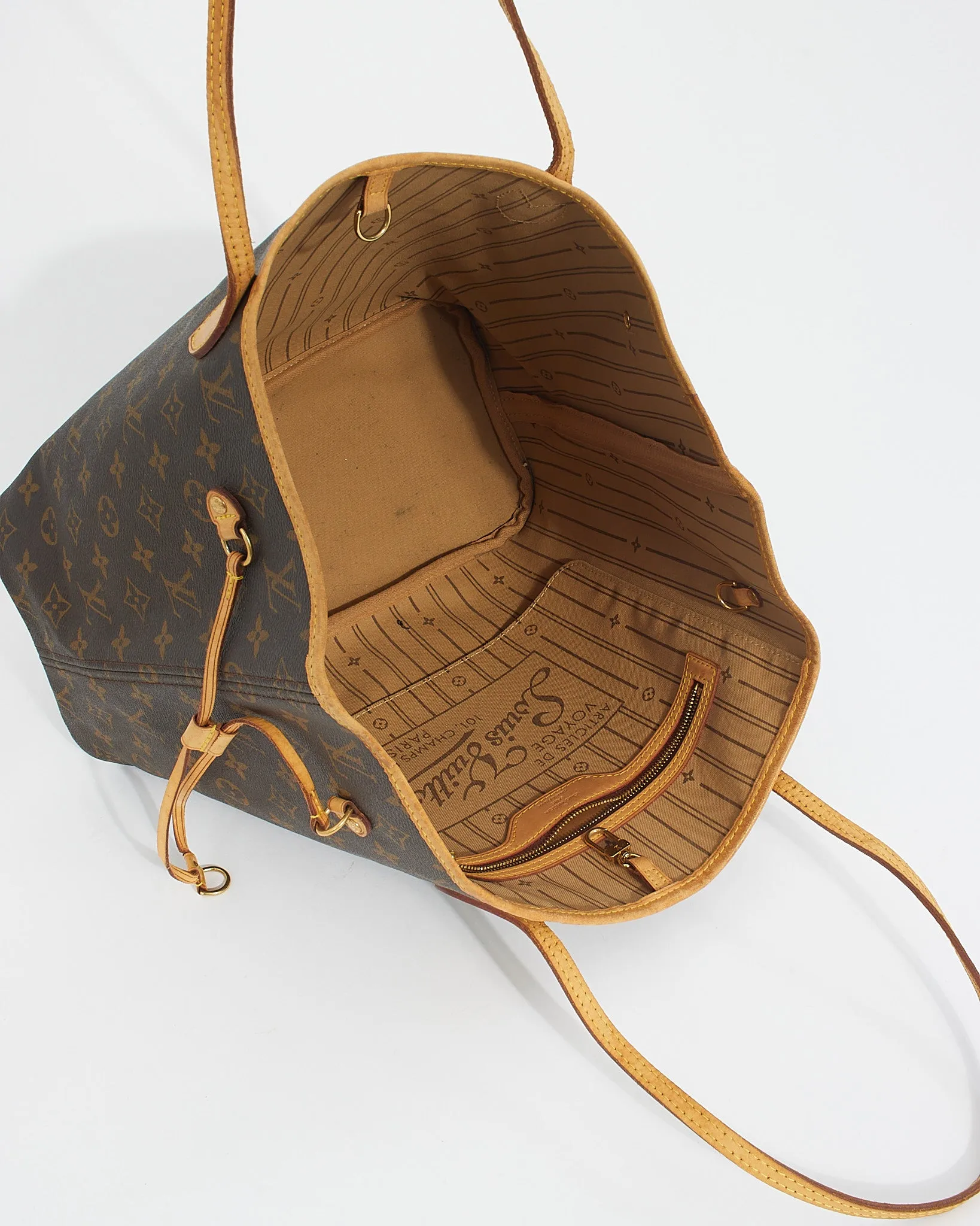 Louis Vuitton Monogram Neverfull MM	Tote - NO POUCH