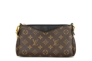 Louis Vuitton Monogram Pallas Clutch Noir