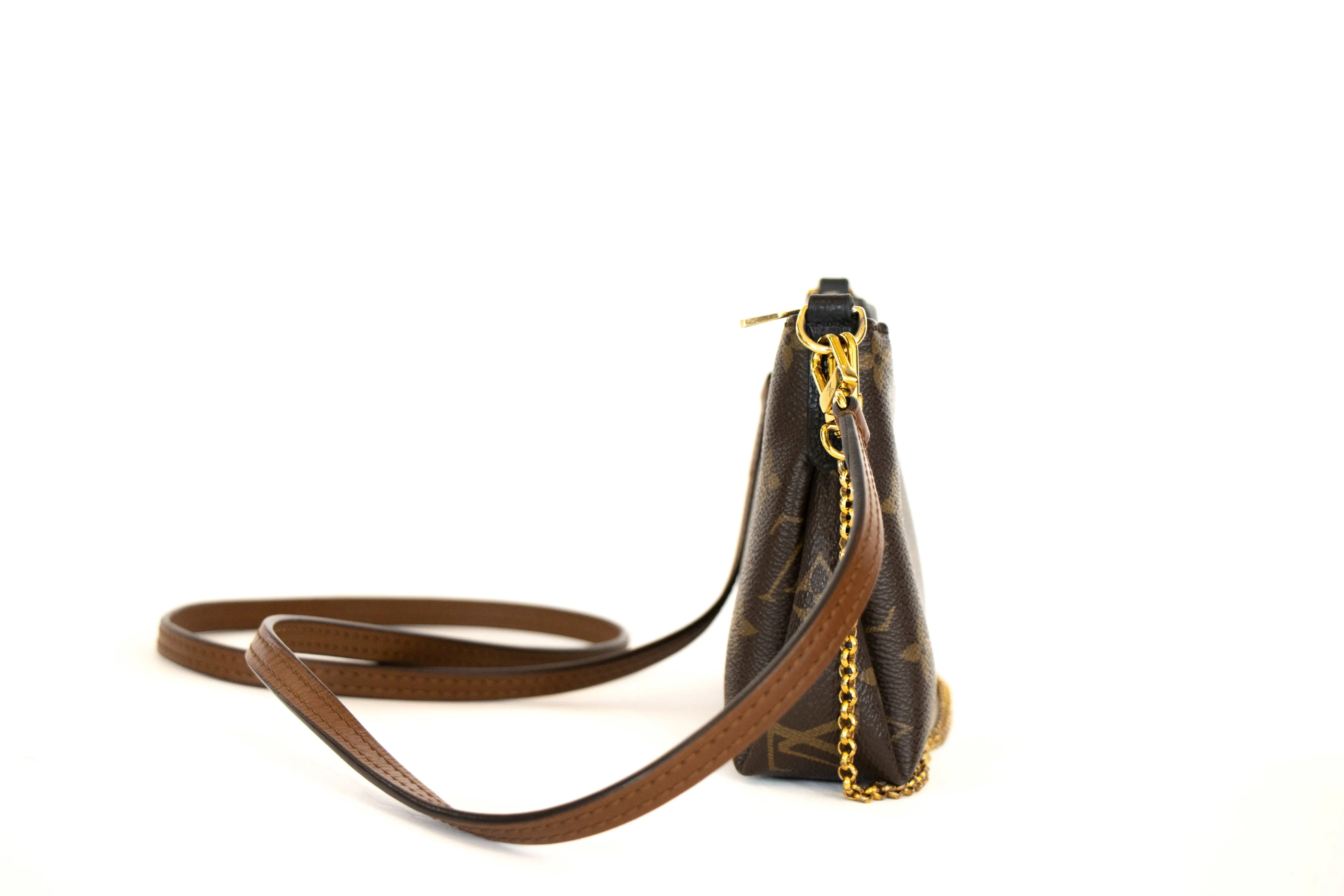 Louis Vuitton Monogram Pallas Clutch Noir