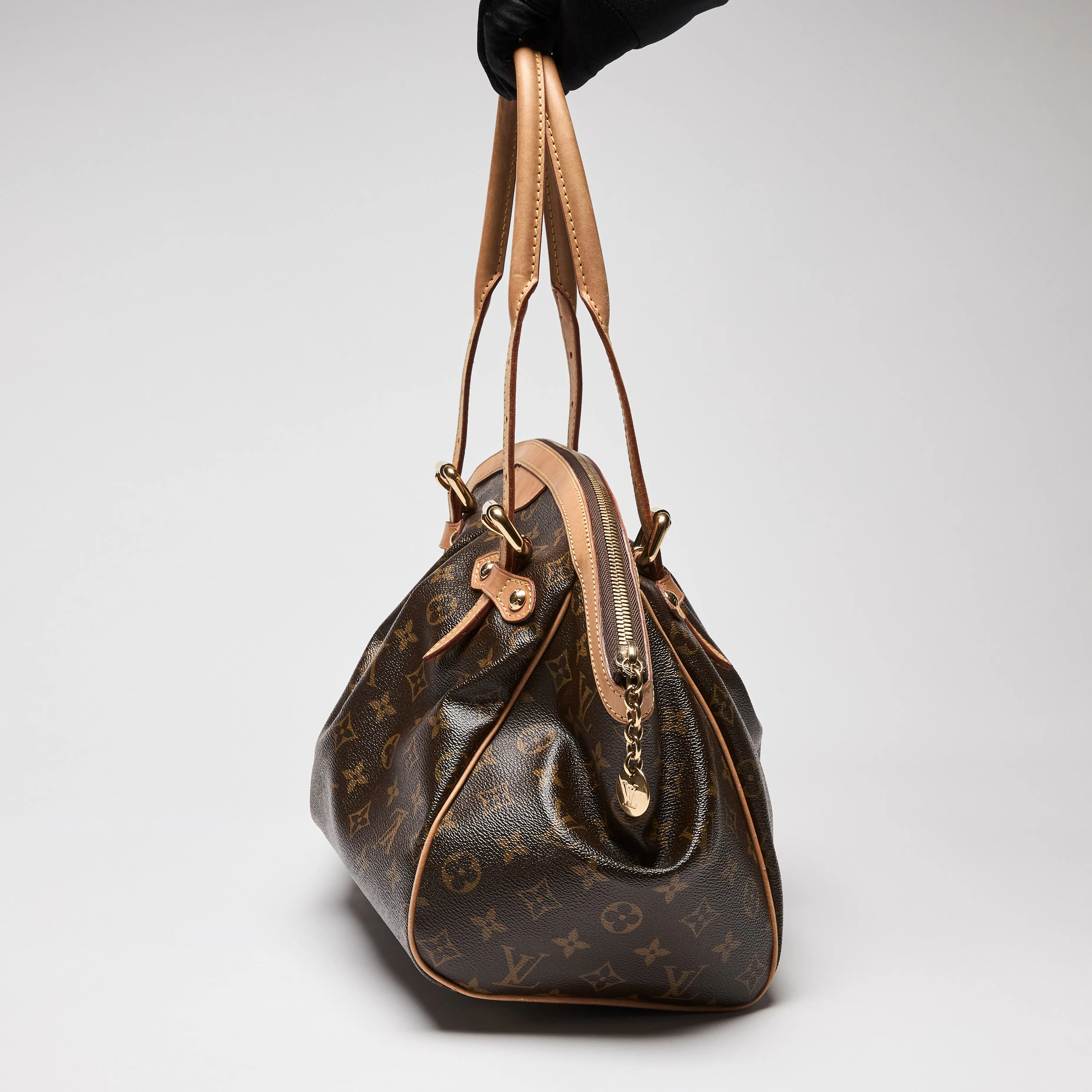 Louis Vuitton Monogram Tivoli GM Tote Brown